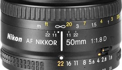 Lente Nikon AF Nikkor 50mm f/1.8D