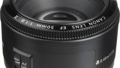Lente Canon EF 50mm f/1.8 II