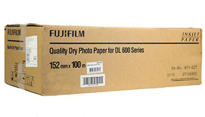 Papel Fujifilm DL4XX Lustre 15,2cm x 100m