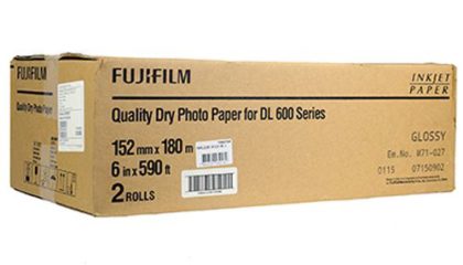 Papel Fujifilm DL600/650 Brilho 15,2cm x 180m