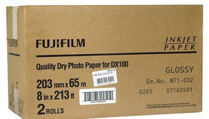 Papel Fujifilm Frontier-S Smartlab DX100 Brilho 20,3cm x 65m