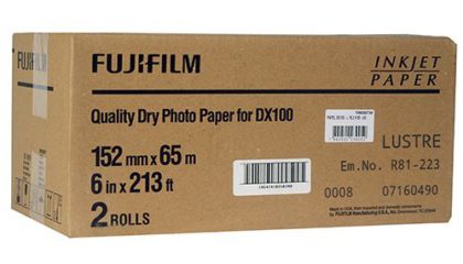 Papel Fujifilm Frontier-S Smartlab DX100 Lustre 15,2cm x 65m